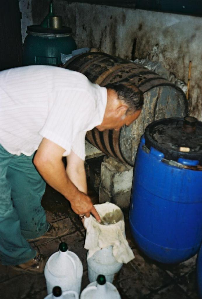 Hygiene ist bei dem Alkoholgehalt kein Problem (Click: zoom in 77 kb) Bild: Hygiene durch Alkoholgehalt